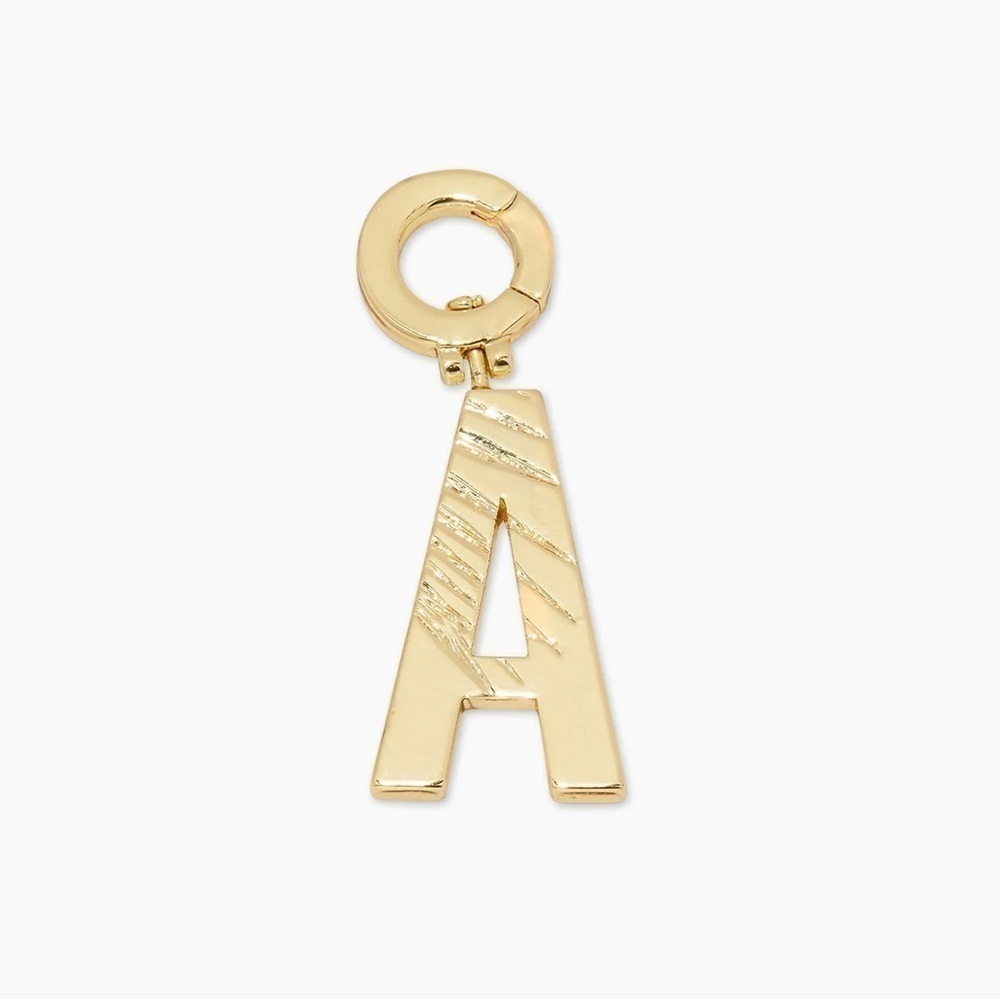 Gorjana New Parker Initial A Charm‎ 18k Gold Plated Brass